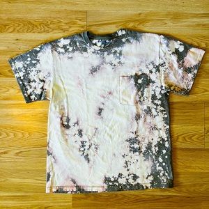 Fruit Of The Loom Men’s Shirt Size M Medium Modified Bleach Tie Dye Shirt